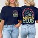 Overstimulated Moms Club Print Women T-shirts Funny Mama T-shirts For Women Casual Graphic Design Pullover T-shirt Short Sleeve_ecoleips.com