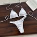 European And American Sexy Ins Floral Embroidery Lace Hollow out Two Piece Swimsuit Bikini Cross Border Women's Clothing Swimwear_ecoleips.com