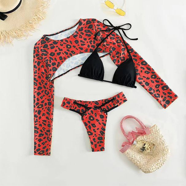 Women's Clothing Women's Sexy Three Piece Bikini Set Style Swimsuit Fashion Modest Coverage, Beach & Pool Ready_ecoleips.com