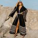 Women's Printed Cotton-Like Cover-Up Kimono – Lightweight Beach Sunshade Wrap For Swimsuits, Bikini, Vacation & Pool Party_ecoleips.com
