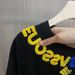 Extra Large Size High-end Vintage Light Luxury Short-sleeve Embroidered T-shirt For Men And Women, Loose College_ecoleips.com