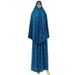 New Dubai Printed Dress Two-Piece Set Worship Robe Fashionable And Elegant Style_ecoleips.com