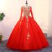 Women's Clothing Elegant Off-Shoulder Ball Gown For Vocal Performances & Hosting – 3D Floral A-Line Dress With Slimming Silhouette (XS-XXXL)_ecoleips.com