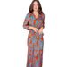 Women's Clothing Summer New Print Design Slim Retro Skirt Suit_ecoleips.com