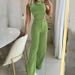 Autumn Women's Fashion Suit Set - Elegant Casual Polyester Pantsuit With Button Details In Black, Green, Sky Blue - S-XXL Size For Office & Daily Wear_ecoleips.com
