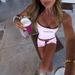 Summer New Women's Sexy Low Cut Camisole Vest Top Style Printed Slim Fit Shorts Set_ecoleips.com