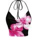 2026 Summer Cross-Border European And American Sexy Halter Neck Tie-Strap Printed Backless Versatile Tank Top Women's_ecoleips.com