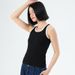2025 Spring Summer Women's Camisole New Color Block Patchwork Inner Vest Slim Fit Slimming Student Base Shirt_ecoleips.com