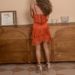 Summer Low-Cut V-Neck Strap Tassel Foreign Trade Hot-Selling Design Sense Niche Sexy Hot Girl Short Dress_ecoleips.com