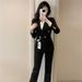 Women's Clothing Professional Suit Set New Spring Autumn College Student Business Interview Jacket Attire_ecoleips.com