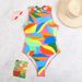 Women’s Clothing new one piece swimsuit digital printing sexy tight backless bikini cross border swimsuit_ecoleips.com