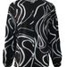 Women Tops Women Muslim Floral Shirt Robe Fashion Puff Sleeve_ecoleips.com