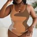 Aria Basics 2026 New European And American Foreign Trade Plus Size Swimsuit Custom Printed One-Piece Women's Strap Bikini_ecoleips.com