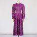 Women's Clothing Long Sleeved Dress Female Waist Embroidery Medium Length Green Skirt_ecoleips.com
