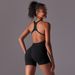 Seamless Bodysuit Women, Butt-Lifting One-Piece Sports Pilates Fitness Yoga Outfit For Women_ecoleips.com