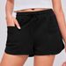 Voya European And American Women's Simple Style Wide-leg Casual Pants, New Summer High-waisted Drawstring Tie Rope-tie Belt Three-quarter Pants For_ecoleips.com