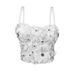 Women's Clothing Three Dimensional Flower Diamond Studded Body Shaping Tube Top For Outer Wear Suspender Bra For Women_ecoleips.com