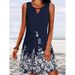 2023 Spring/Summer Bestseller European And American New Loose-Fit Printed Long-Sleeve Floral Sleeveless Dress For_ecoleips.com