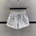 Women's Clothing Casual Sports Home Shorts Elastic Waist Versatile Drawstring Loose Slim A Line Wide Leg Hot Pants_ecoleips.com