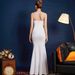 Evening Dress For Women, High End Temperament Simple Hepburn Style Banquet Celebrity Niche Tube Top Slim Long Fishtail Dress_ecoleips.com
