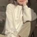 Apricot-colored Women's Sweatshirt For Spring And Autumn, High-end Embroidered Top, Loose Oversize Versatile Pullover_ecoleips.com