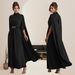 Fashion Women's Slim Waist Button Round Neck Shawl Dress New_ecoleips.com