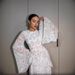 Modest Evening Dress Women's Floral Maxi Dress Long Sleeved Spring New Arrival European American Style Sweet Design Soft Muslim Fashion_ecoleips.com