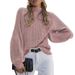Aria Basics Aria Basics 2026 European And American Autumn/Winter New Loose Half-Turtleneck Knit Sweater, Cross-Border Women's Clothing,_ecoleips.com