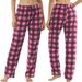 Women's Christmas Pajama Pants Fleece Pajama Plaid Bottoms Ultra Soft Pj Pants Comfy Sleep Pants Sleepwear LoungewearAutumn Wint_ecoleips.com
