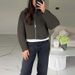 High-quality 2025 Autumn New European And American Women's Fashion Versatile Stand-up Collar Long-sleeve Loose Jacket_ecoleips.com