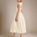 French Style Pure Desire Elegant Waist Cinching Slimming Sleeveless Unique Design Back Hollow Out Summer Dress For Women_ecoleips.com