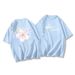 Women's Clothing Summer New Style Cotton Short Sleeved T Shirt Women's Printed Loose Large Size Design Sense Half Sleeved Top_ecoleips.com
