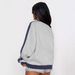 's Best-selling Trendy Women's Clothing, Color-blocking Loose-fitting Sweatshirt, 2025 European And American New_ecoleips.com