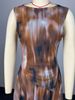 K Women's New Sweet And Fresh Printed One Necked Sleeveless Shirt, High Waisted Half Skirt Two-piece Set_ecoleips.com