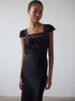 JULISSA MO Patchwork Sexy See Through Lace Women Maxi Dress Blue Square Collar Evening Dress Spring Slim Elegant Party Clubwear_ecoleips.com