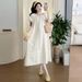 Summer New Korean Fashion Polka Dot Maternity Dress_ecoleips.com