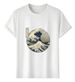 Women's T-Shirts Tshirt Muscle Freaks Great Wave Estilo Hokusai Kanagawa_ecoleips.com