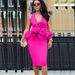 Women's Clothing sexy ruffle sleeveless floral slim fit celebrity party evening dress dress female_ecoleips.com