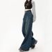 Retro Nostalgic Wide-Leg Jeans For Women, 2026 Spring New High-Waisted Versatile Slimming Lazy Drapey Floor-Length Pants_ecoleips.com