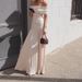 Summer Off-Shoulder Elegant Slim Fit Pleated Strapless Dress for Women European And American Style Cross Border Wholesale_ecoleips.com