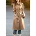 British-Style Belted Trench Coat – Long Sleeve Oversized Coat (Casual & Chic)_ecoleips.com