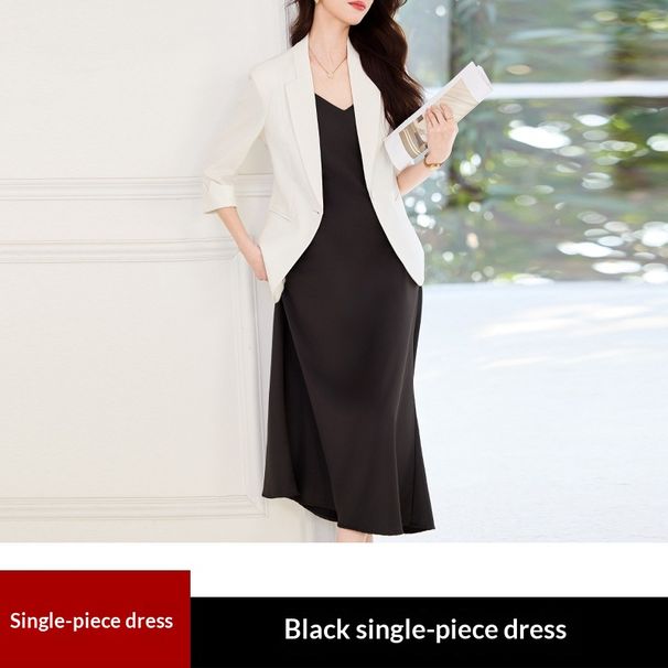 Gray-green Women's Blazer 2025 Early Autumn New Style Professional Elegant High-end Casual Dress Suit_ecoleips.com
