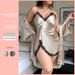 Cross-border Plus-size Ice Robe For Women, Fashionable Camisole Shorts Pajamas, Casual Outerwear, Faux Silk Bathrobe,_ecoleips.com