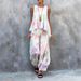 Women's Summer Casual Fashion Sleeveless Wide Leg Pants Set New European American Style Two Piece Trendy Cross Border_ecoleips.com