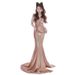 Elegant Mermaid Evening Gown Sequined Wedding Toasting Dress for Women New Arrival 2026 Luxury Hostess Banquets Party Wear_ecoleips.com