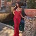 Women's Lace See through Shawl Long Sleeve Top And Fishtail Skirt Set Sexy Strapless Tight Fit Summer Spring Outfit_ecoleips.com