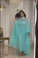 Women’s Clothing spring and summer new temperament sexy cloak sequin splicing chiffon evening dress two piece set_ecoleips.com