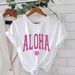 Women's Casual Round Neck Short Sleeve T-Shirt Multi-Color American Style Simple Fashionable Sports Top Solid Printed Loose Fit_ecoleips.com