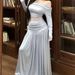 French Style Pure Desire Off-Shoulder Slim Fit Short Long Sleeve Top For Women Autumn High Waist Ruched Midi Skirt_ecoleips.com