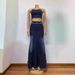 Women's Clothing New Fashion Sexy Tube Top Waist Denim Long Skirt Suit_ecoleips.com